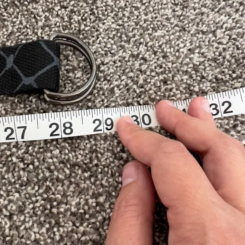 Kohls Black Patterned D-Ring Belt for Boy